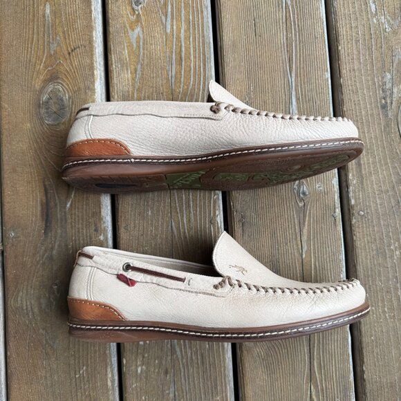 EUC Fluchos Premium Leather Cream Slip on Loafers in Men's 45 / US 12 - Picture 4 of 12